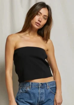 Perfect White Tee Talula Blondie Tube Top - Black