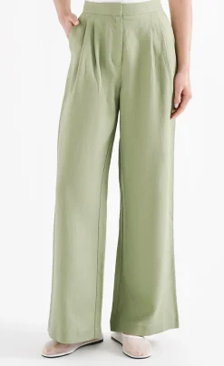 Online Nude Lucy Thilda Linen Pant - Sage