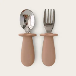 Sale Rommer Toddler Cutlery Set - Nude