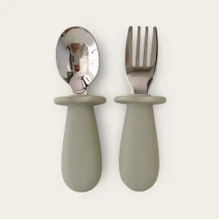 Hot Rommer Toddler Cutlery Set - Oyster
