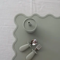 Hot Rommer Toddler Cutlery Set - Oyster