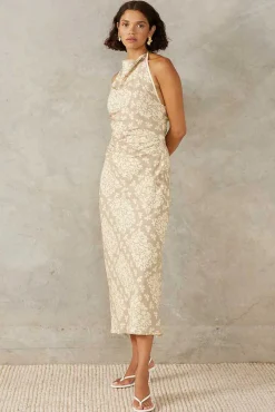 Discount Mon Renn Vacanza Floral Midi Dress