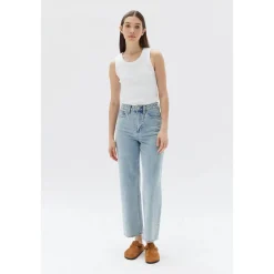 Hot Assembly Label Vintage Straight Jean - Light Stone