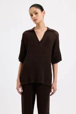 Best Nude Lucy Willow Crochet Tunic - Espresso