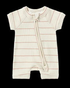 Outlet Susukoshi Zip Suit - Coco Stripes
