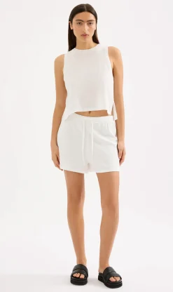 Online Nude Lucy Zosia Knit Short - White