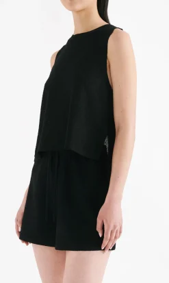 Sale Nude Lucy Zosia Knit Tank - Black