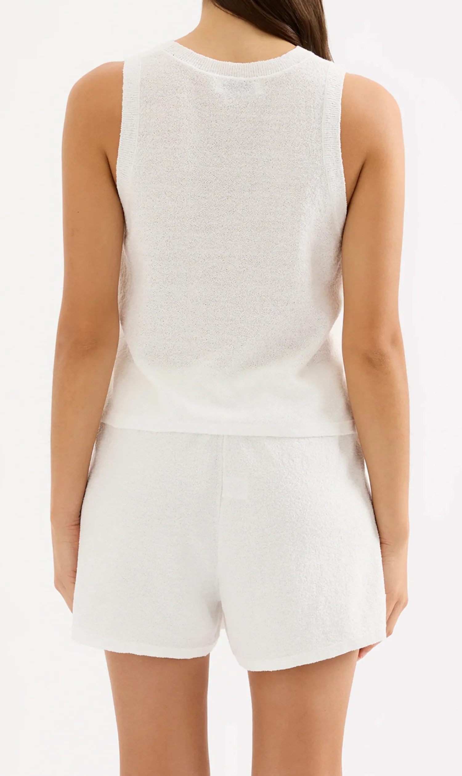 Best Nude Lucy Zosia Knit Tank - White